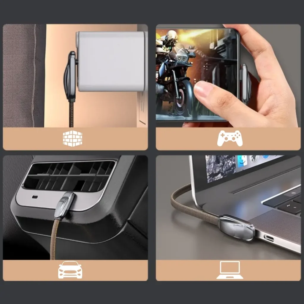 SlimWin USB-C-USB-C 240W Gyorstöltő és Adatkábel 480 Mbps – Autós kiadás SlimWin USB-C-USB-C 240W Gyorstöltő és Adatkábel 480 Mbps – Autós kiadás | SlimWin