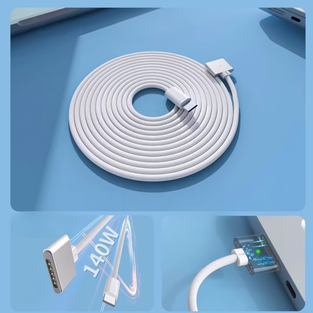 SlimWin Magsafe 3 PD 140W gyorstöltő kábel - MacBookhoz SlimWin Magsafe 3 PD 140W gyorstöltő kábel - MacBookhoz | SlimWin
